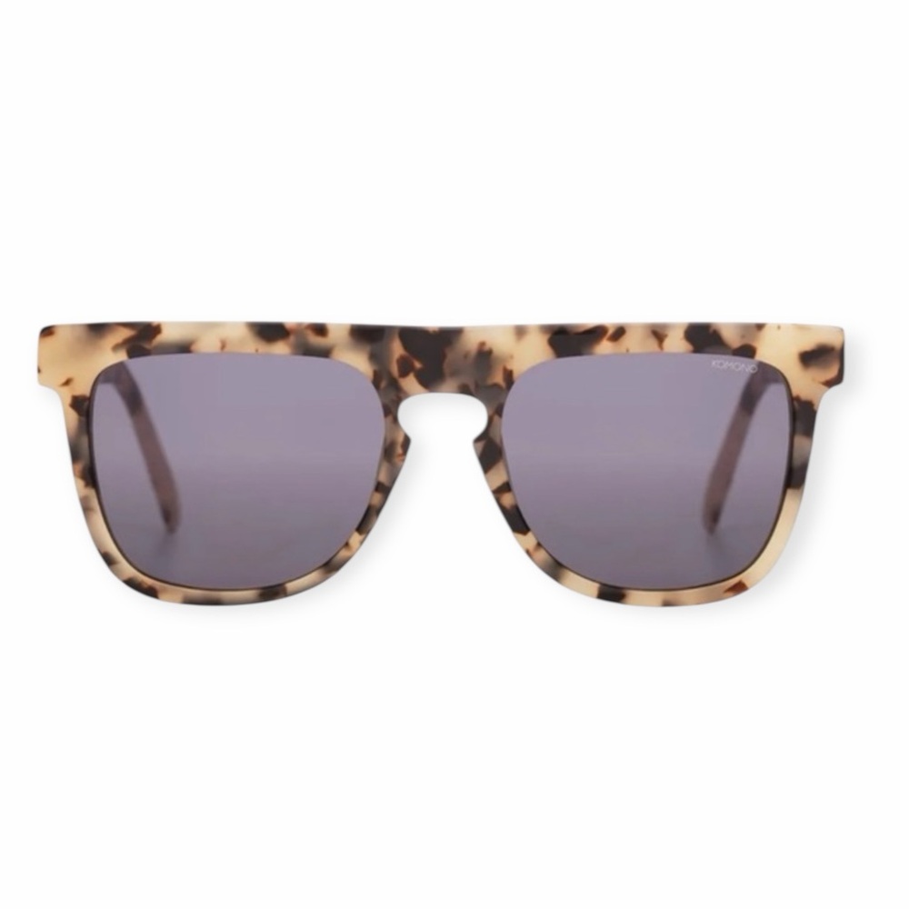 KOMONO Bennet Ivory Demi Sunglasses NEW tan Brown tortoise - Picture 3 of 10